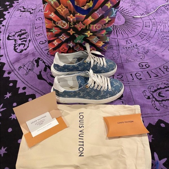 Louis Vuitton Shoes - LV denim sneakers